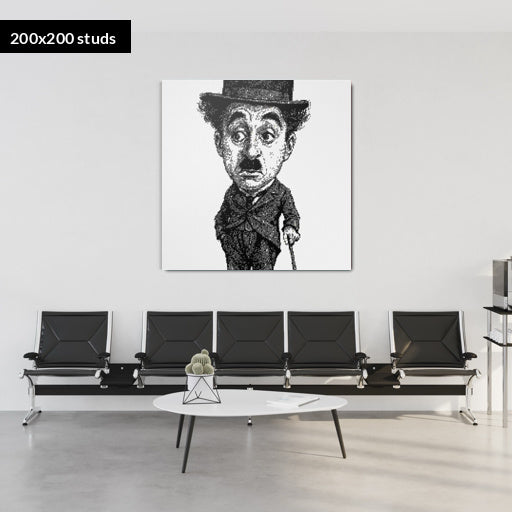 200*200studs, 160*160cm, 63*63inch