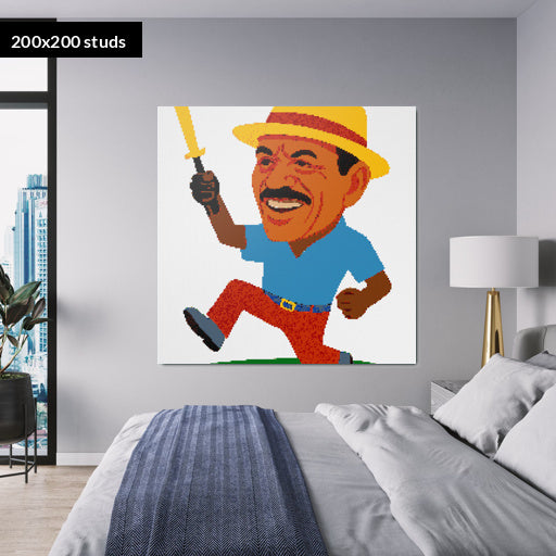 200*200studs, 160*160cm, 63*63inch