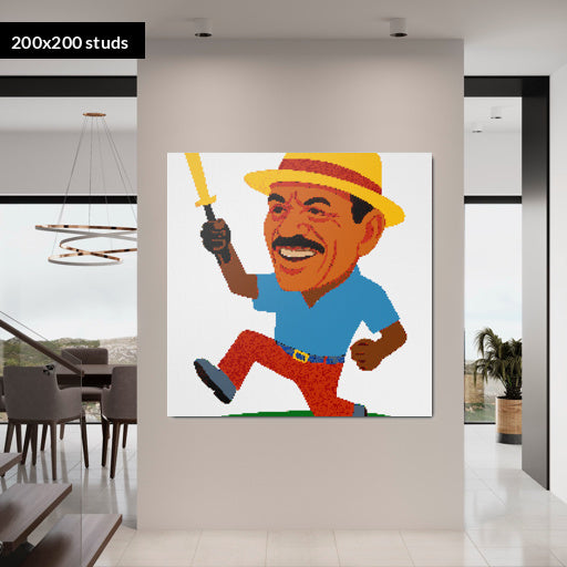 200*200studs, 160*160cm, 63*63inch