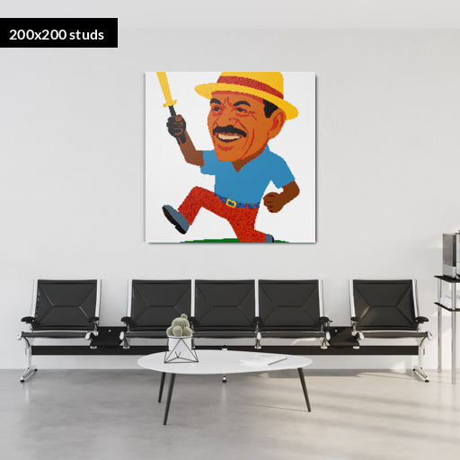 200*200studs, 160*160cm, 63*63inch