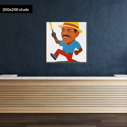 200*200studs, 160*160cm, 63*63inch