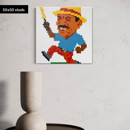 50*50studs, 40*40cm, 15,75*15,75inch