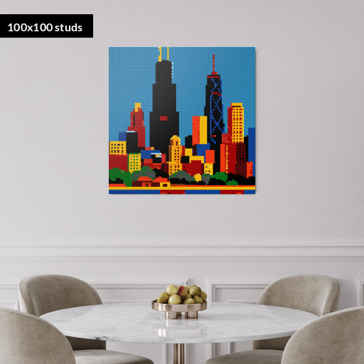100*100studs, 80*80cm, 31,5*31,5inch