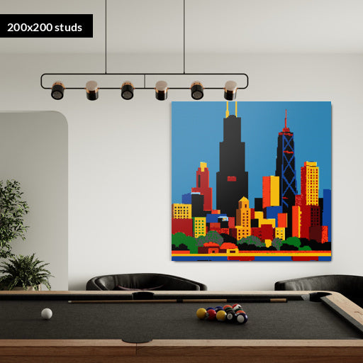 200*200studs, 160*160cm, 63*63inch