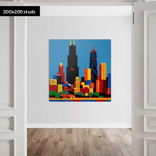 200*200studs, 160*160cm, 63*63inch