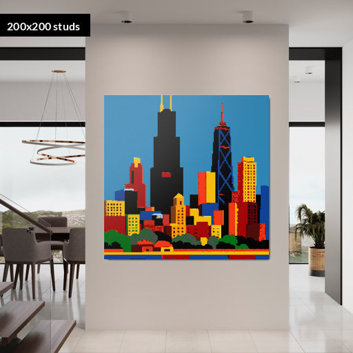 200*200studs, 160*160cm, 63*63inch