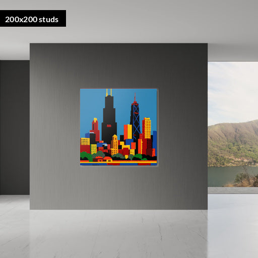 200*200studs, 160*160cm, 63*63inch