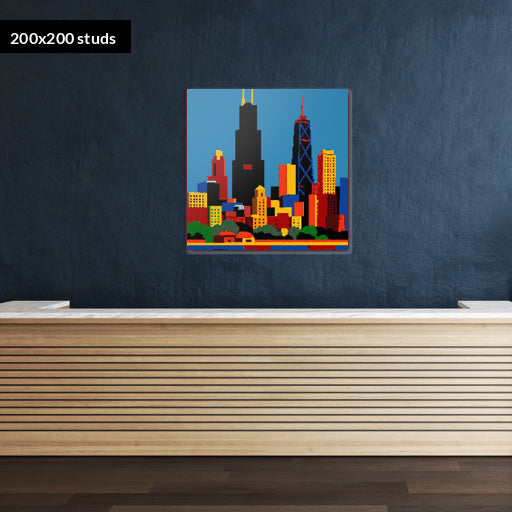 200*200studs, 160*160cm, 63*63inch