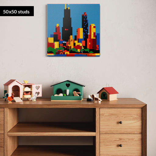 50*50studs, 40*40cm, 15,75*15,75inch