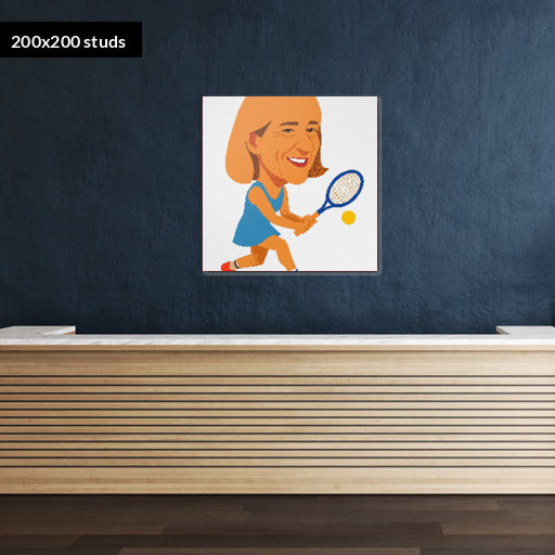 200*200studs, 160*160cm, 63*63inch