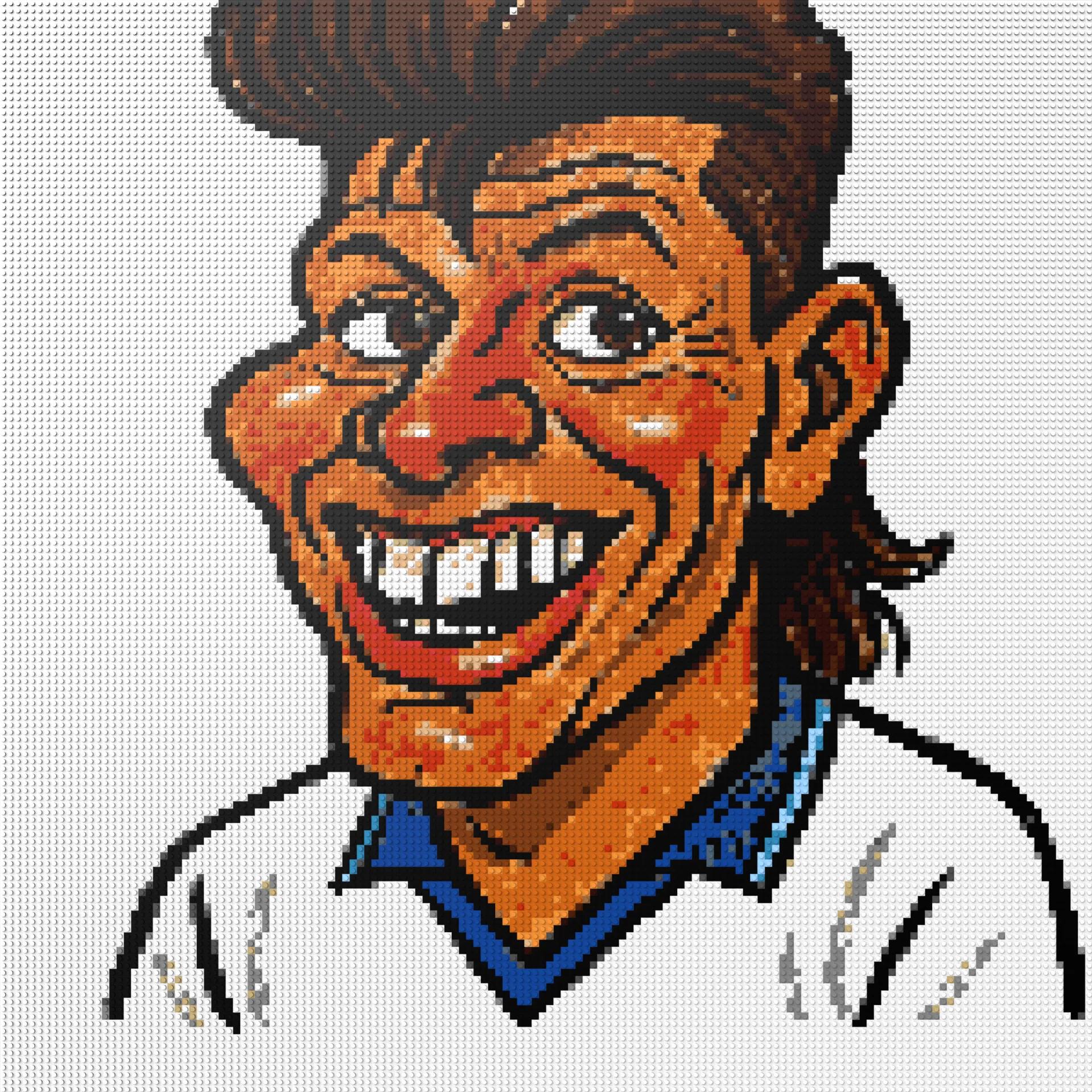 150*150studs, 120*120cm, 47,25*47,25inch