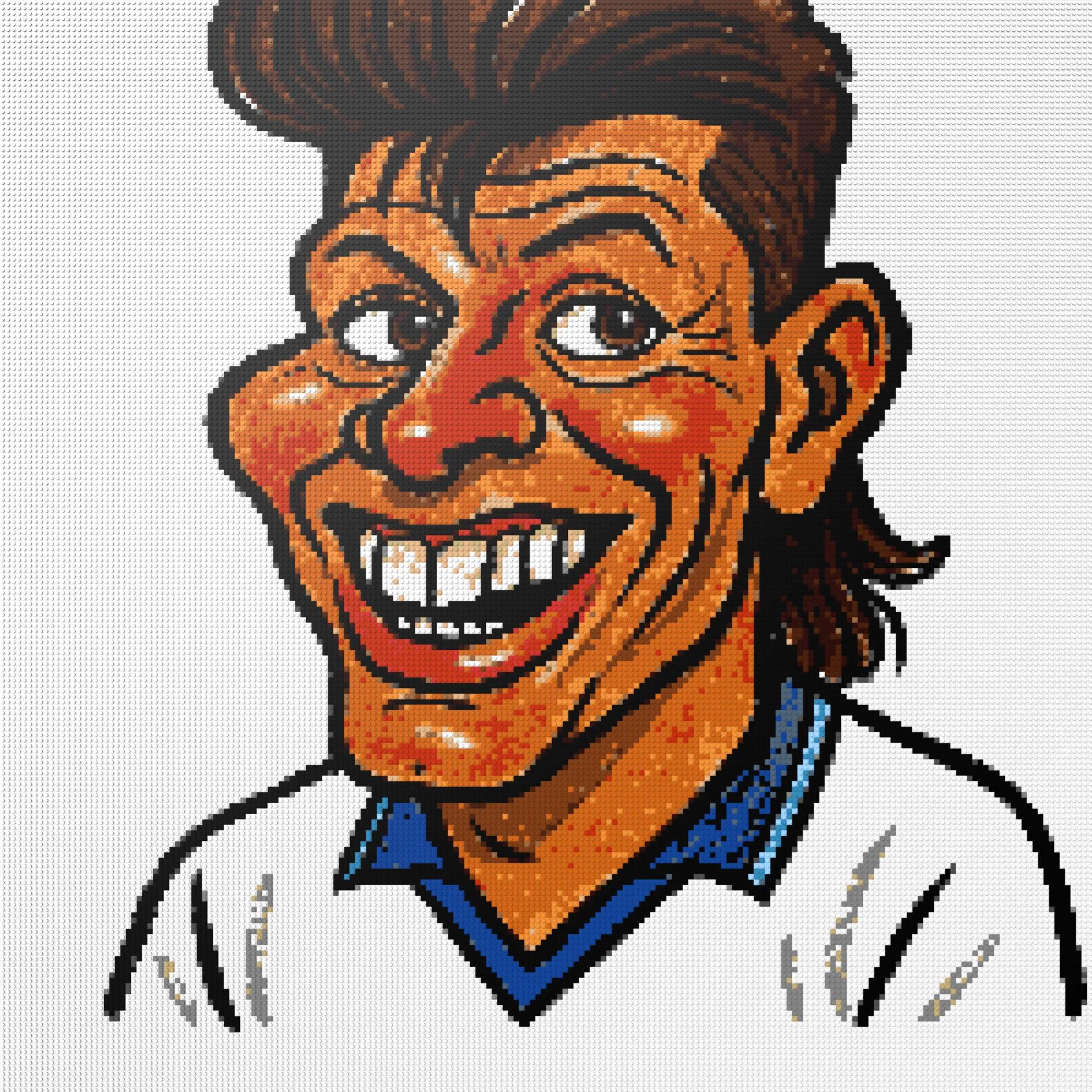 200*200studs, 160*160cm, 63*63inch