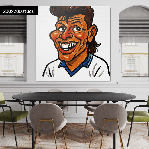 200*200studs, 160*160cm, 63*63inch