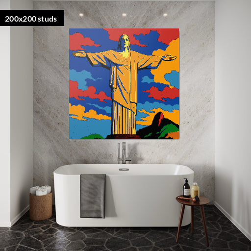 200*200studs, 160*160cm, 63*63inch