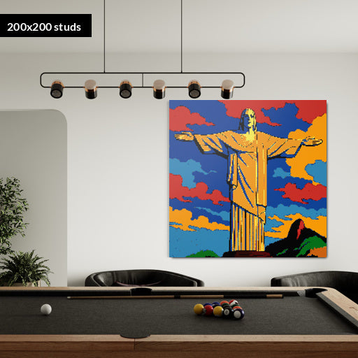 200*200studs, 160*160cm, 63*63inch