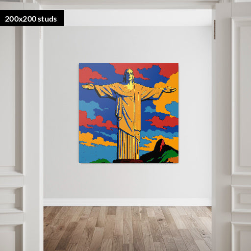 200*200studs, 160*160cm, 63*63inch