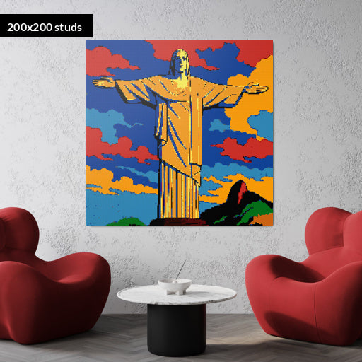 200*200studs, 160*160cm, 63*63inch