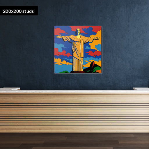 200*200studs, 160*160cm, 63*63inch