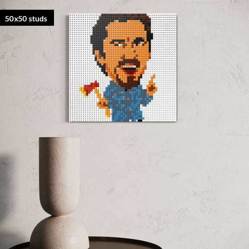 50*50studs, 40*40cm, 15,75*15,75inch
