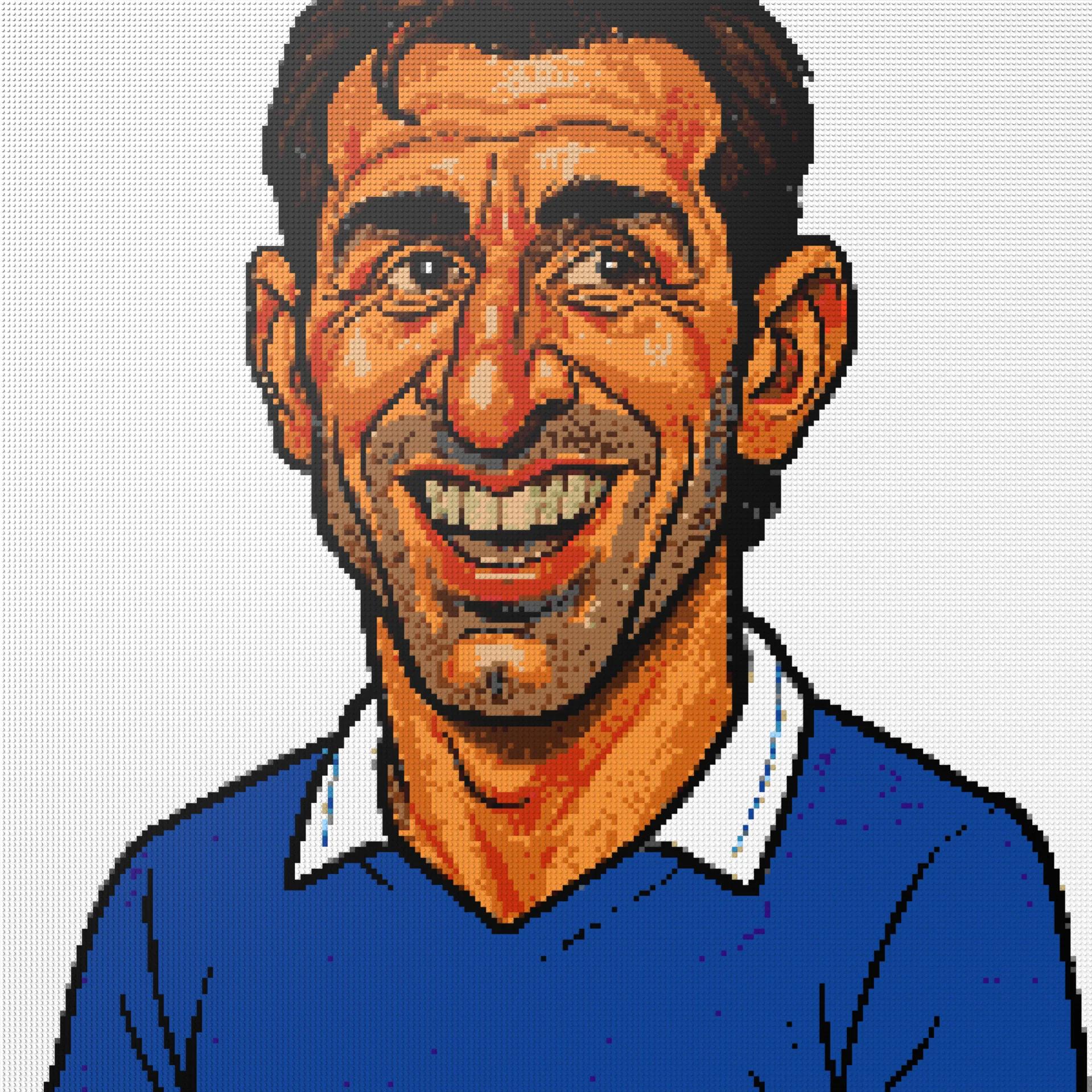 200*200studs, 160*160cm, 63*63inch