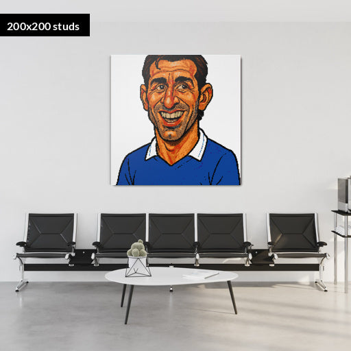 200*200studs, 160*160cm, 63*63inch