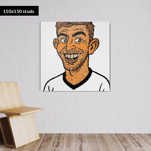 150*150studs, 120*120cm, 47,25*47,25inch