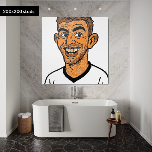 200*200studs, 160*160cm, 63*63inch