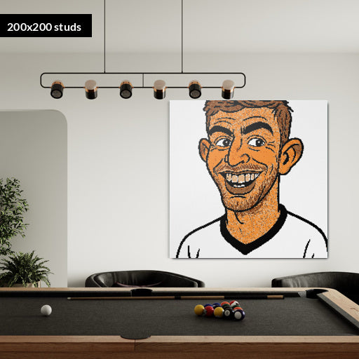 200*200studs, 160*160cm, 63*63inch