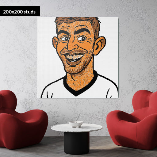 200*200studs, 160*160cm, 63*63inch