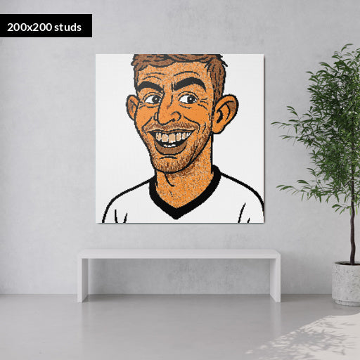 200*200studs, 160*160cm, 63*63inch