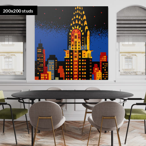 200*200studs, 160*160cm, 63*63inch