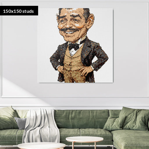 150*150studs, 120*120cm, 47,25*47,25inch