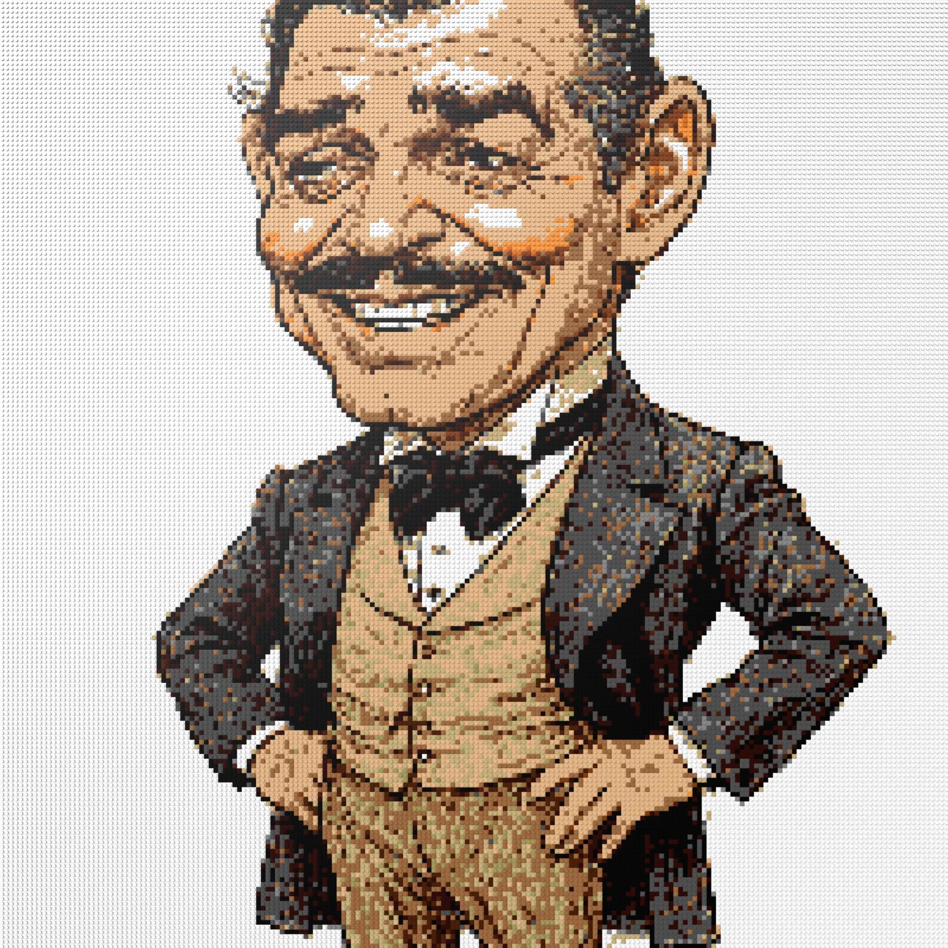 200*200studs, 160*160cm, 63*63inch