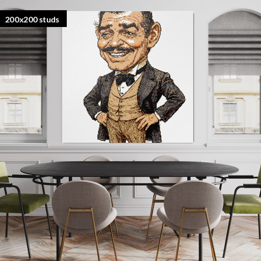 200*200studs, 160*160cm, 63*63inch