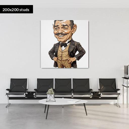 200*200studs, 160*160cm, 63*63inch