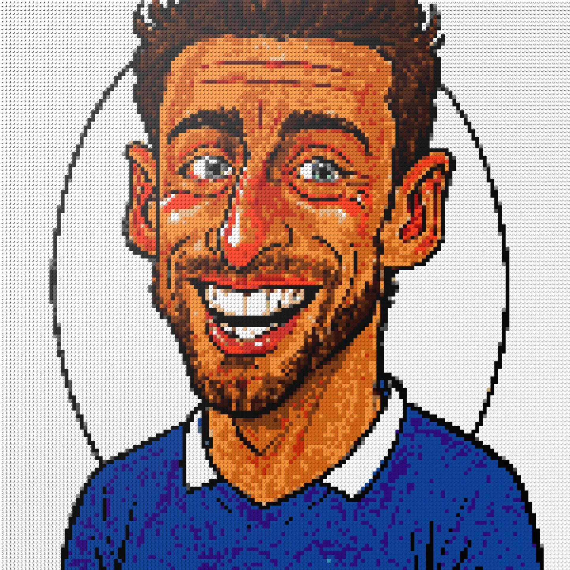 150*150studs, 120*120cm, 47,25*47,25inch