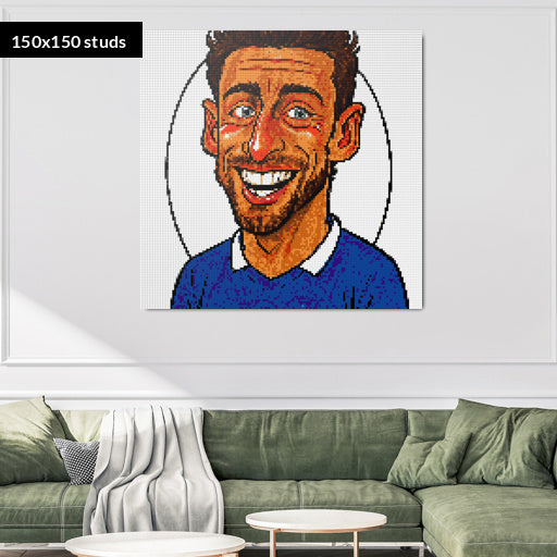 150*150studs, 120*120cm, 47,25*47,25inch