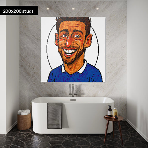 200*200studs, 160*160cm, 63*63inch