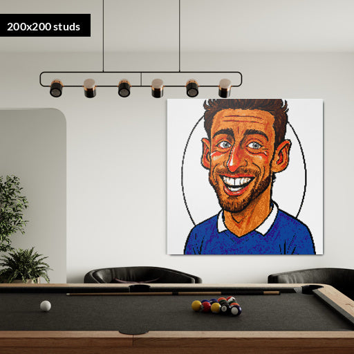 200*200studs, 160*160cm, 63*63inch