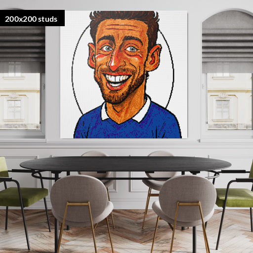 200*200studs, 160*160cm, 63*63inch