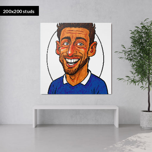 200*200studs, 160*160cm, 63*63inch