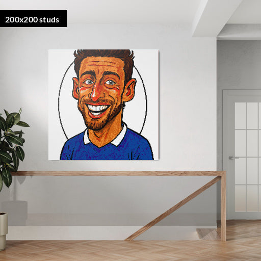 200*200studs, 160*160cm, 63*63inch