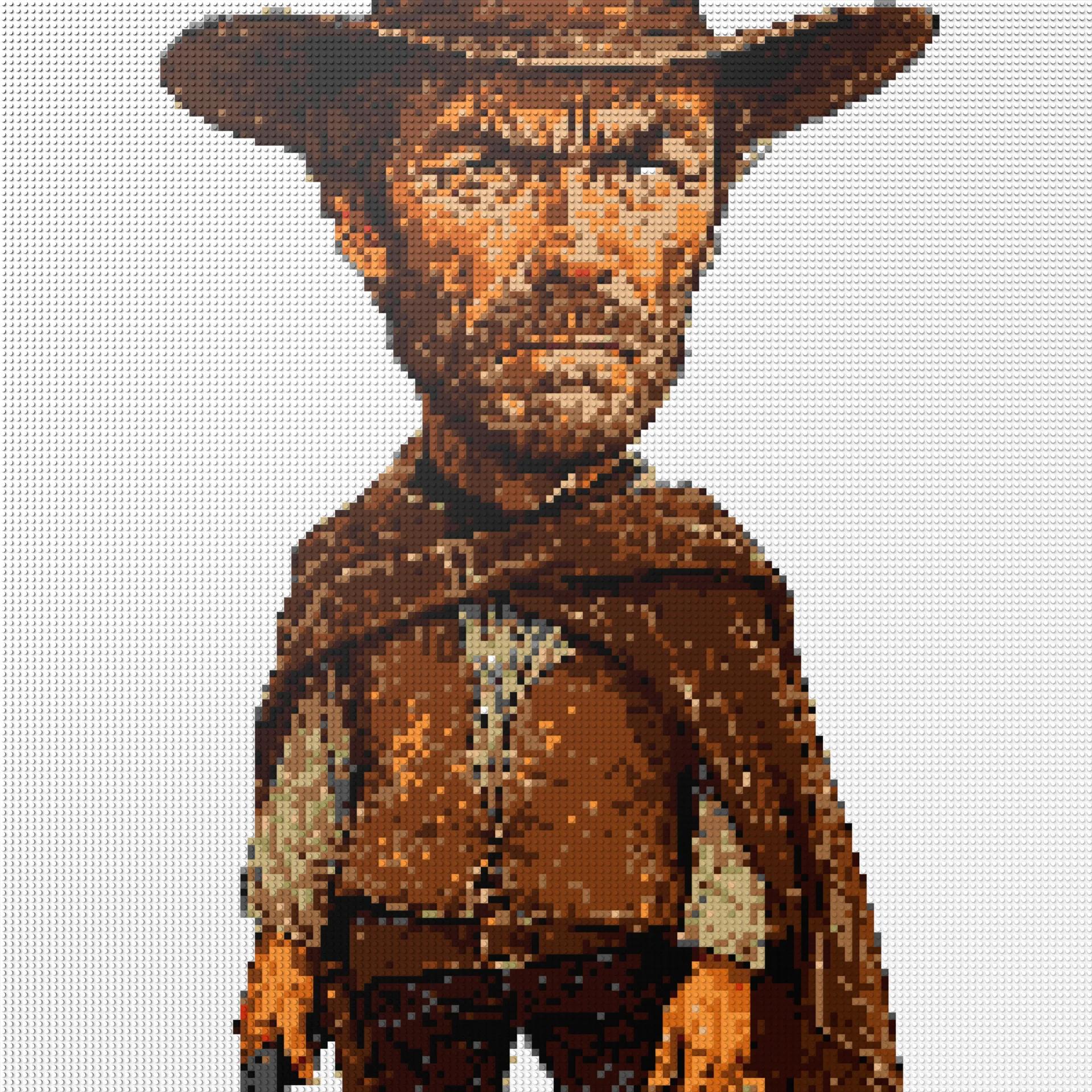 150*150studs, 120*120cm, 47,25*47,25inch