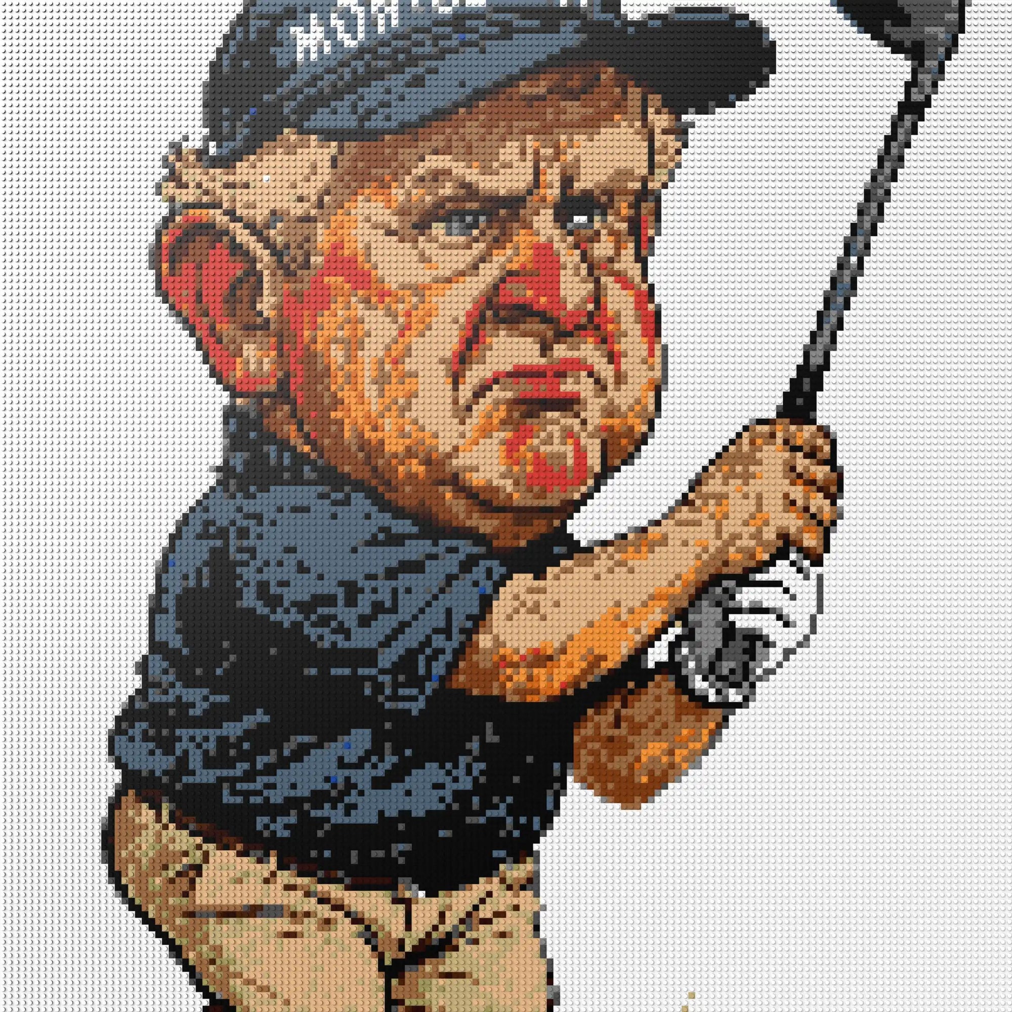 150*150studs, 120*120cm, 47,25*47,25inch