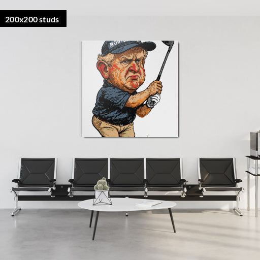 200*200studs, 160*160cm, 63*63inch