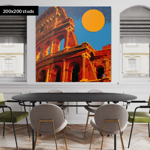 200*200studs, 160*160cm, 63*63inch