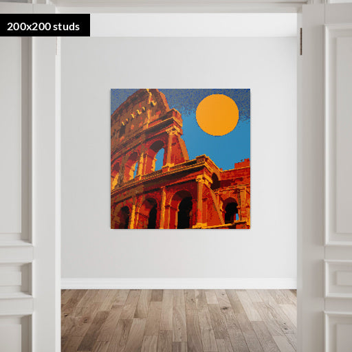200*200studs, 160*160cm, 63*63inch