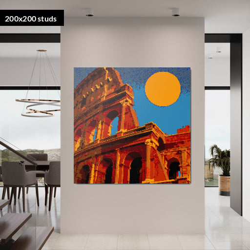 200*200studs, 160*160cm, 63*63inch