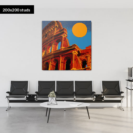 200*200studs, 160*160cm, 63*63inch