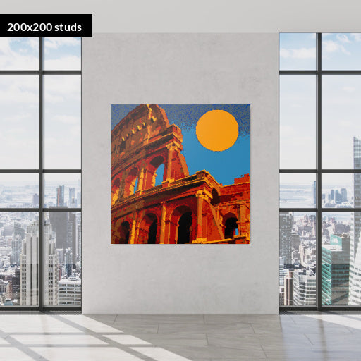 200*200studs, 160*160cm, 63*63inch
